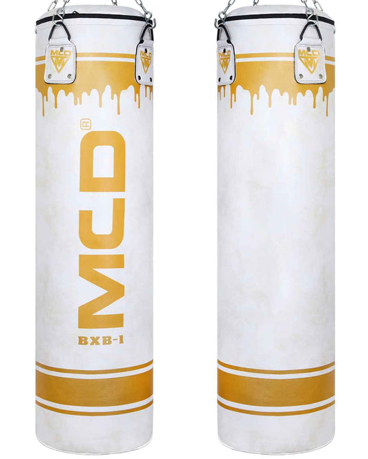 MCD BXB-1 Unfilled Punching Bag White Golden