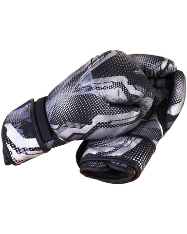 MCD Kids Boxing Gloves Black Silver