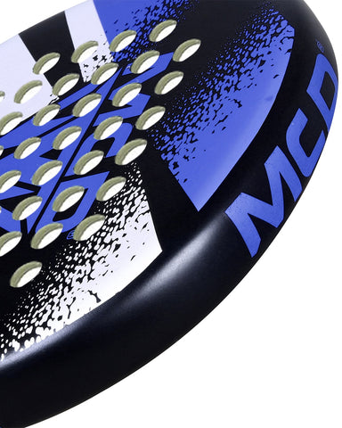 MCD Sports Tennis Padel Racket Junior 3K Carbon Fibre Faces with Soft Eva Foam Grip Handle for Control and Power Professional Match Paddle Tennis Rackets Ideal for Junior Players