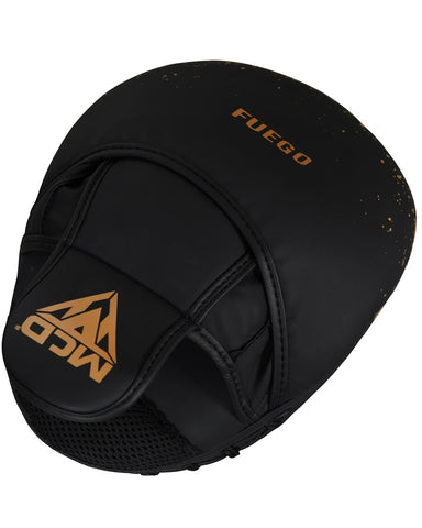 MCD FF-10 Boxing Pads Black Golden