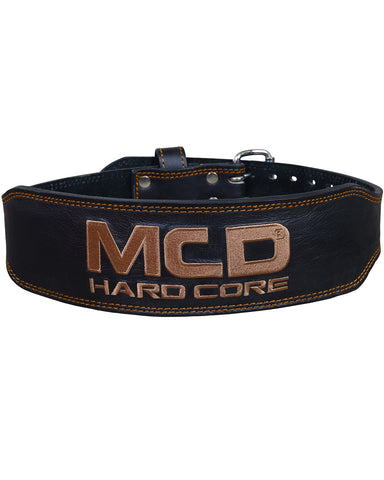 MCD Leather Weight Lifting Belt Black