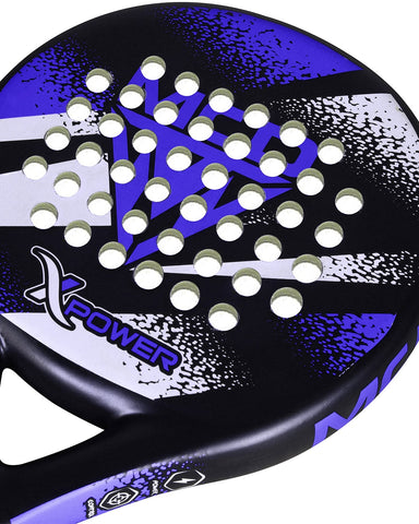 MCD Sports Tennis Padel Racket Junior 3K Carbon Fibre Faces with Soft Eva Foam Grip Handle for Control and Power Professional Match Paddle Tennis Rackets Ideal for Junior Players