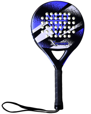 MCD Sports Tennis Padel Racket Junior 3K Carbon Fibre Faces with Soft Eva Foam Grip Handle for Control and Power Professional Match Paddle Tennis Rackets Ideal for Junior Players