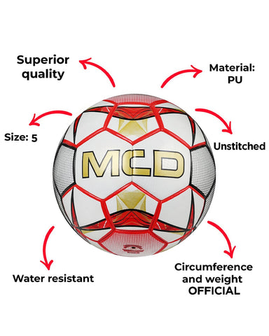 MCD Drago Thermal Football White Red