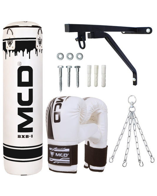 MCD Unfilled Boxing Punch Bag Set 5ft 4ft for Adults